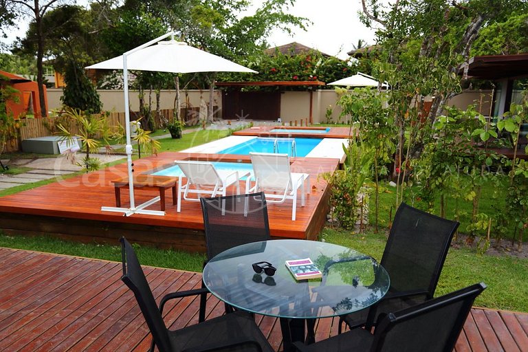 Casa Carlo - Charmosa com piscina a 100 metros da praia