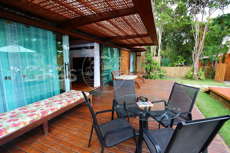 Casa Carlo - Charmosa com piscina a 100 metros da praia