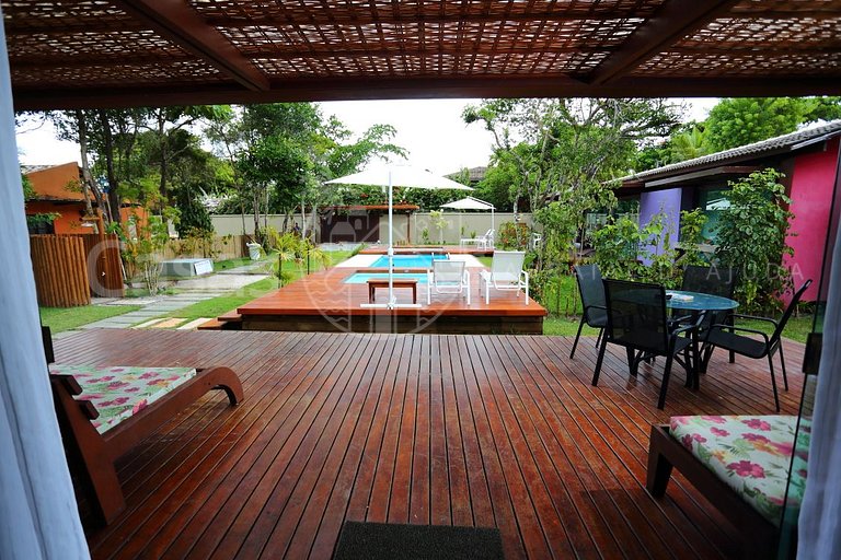 Casa Carlo - Charmosa com piscina a 100 metros da praia