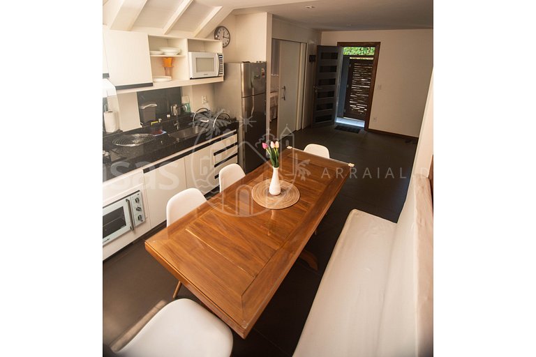 Casa Caju - Excelente casa com 3 quartos no centrinho do Arr