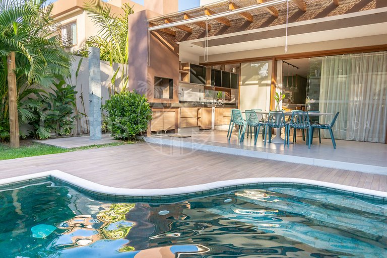 Casa Algodão - Com piscina exclusiva em condo 100m da praia
