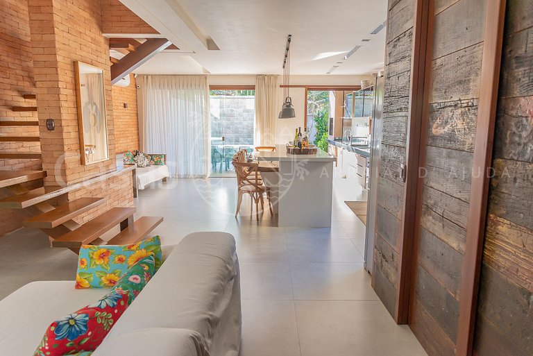 Casa Algodão - Com piscina exclusiva em condo 100m da praia