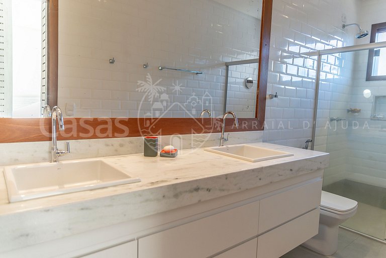 Casa Algodão - Com piscina exclusiva em condo 100m da praia