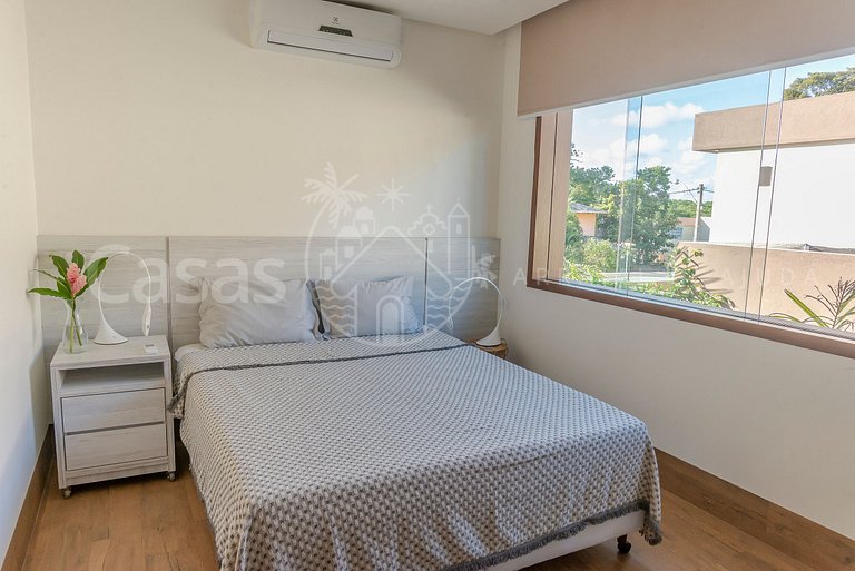Casa Algodão - Com piscina exclusiva em condo 100m da praia