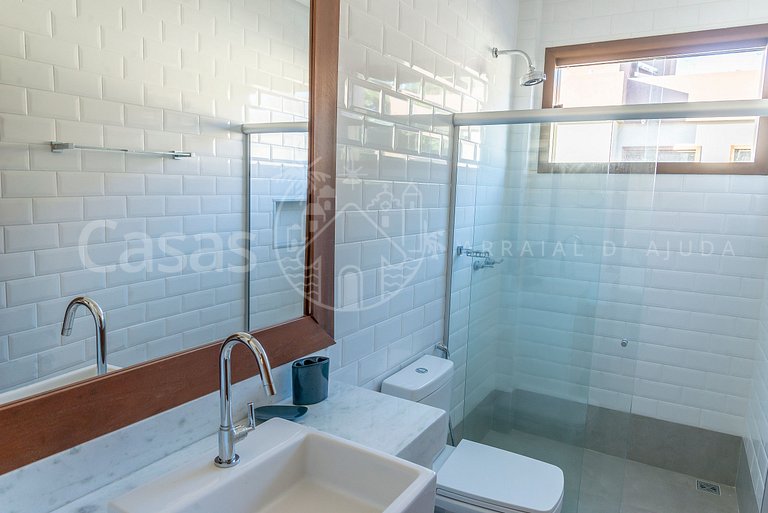 Casa Algodão - Com piscina exclusiva em condo 100m da praia