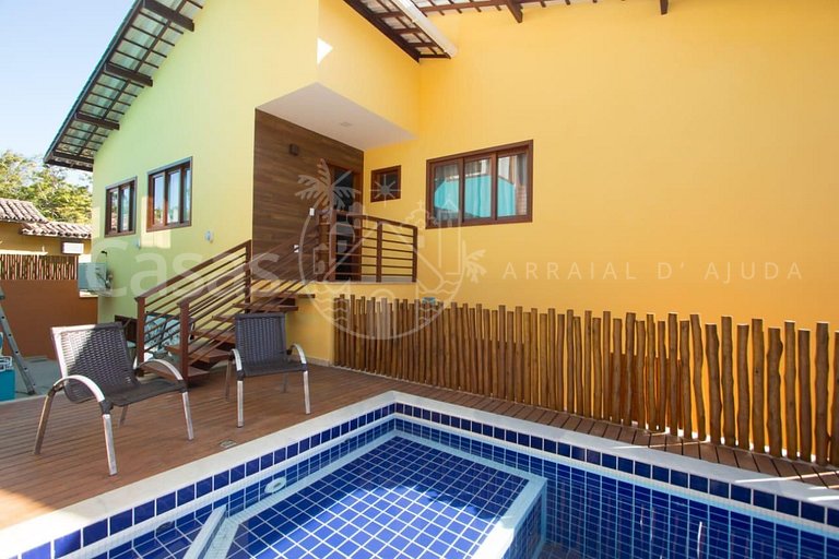 Casa Amarela linda propriedade no centrinho Arraial d'Ajuda