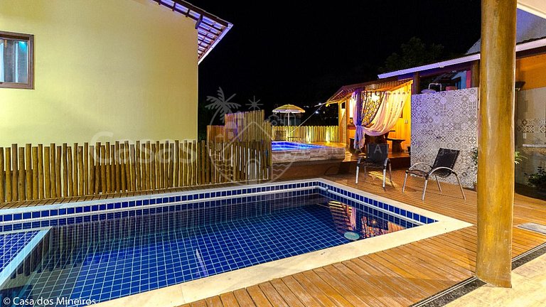 Casa Amarela linda propriedade no centrinho Arraial d'Ajuda