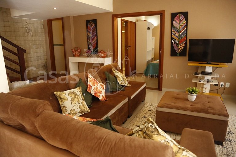 Casa Vermelha Área de lazer piscina exclusiva churrasqueira
