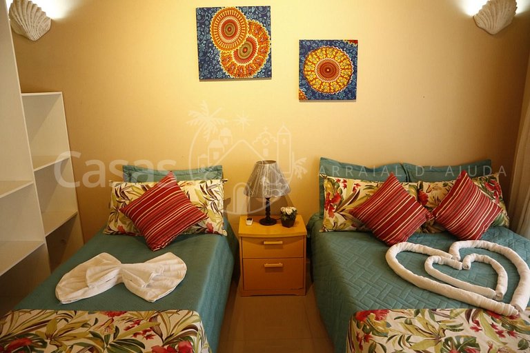 Casa Vermelha Área de lazer piscina exclusiva churrasqueira