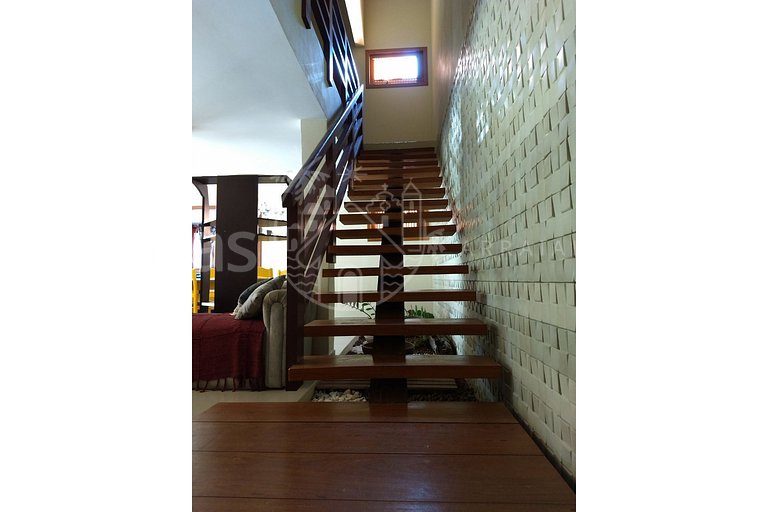 Casa Vermelha Área de lazer piscina exclusiva churrasqueira