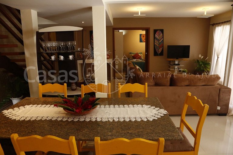 Casa Vermelha Área de lazer piscina exclusiva churrasqueira