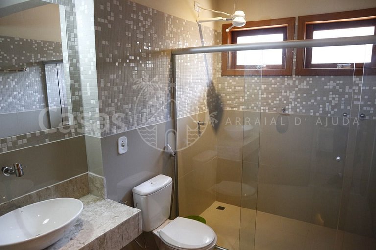 Casa Vermelha Área de lazer piscina exclusiva churrasqueira
