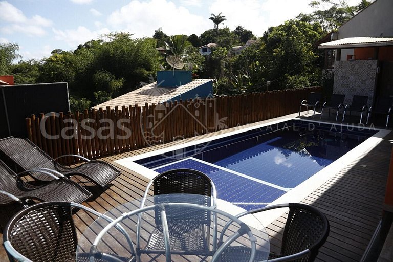 Flat Superior - Flat com dois quartos com piscina no centrin