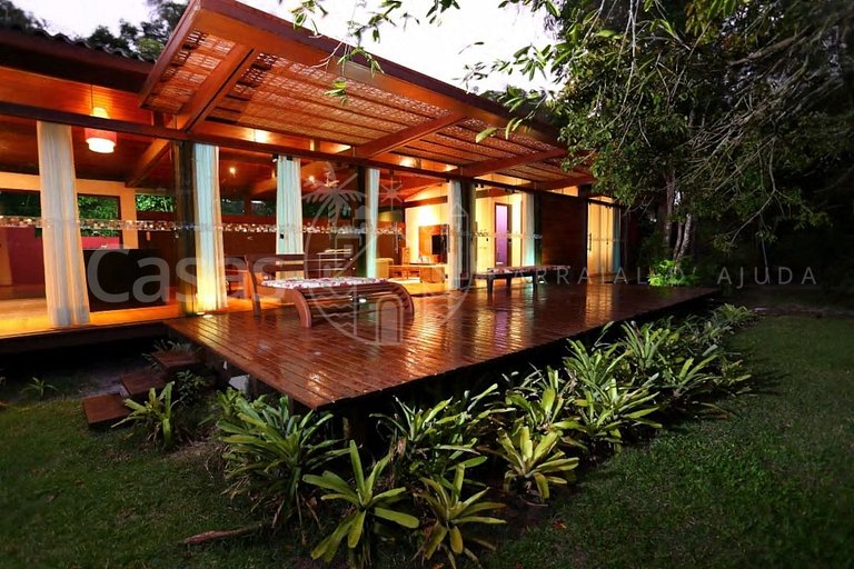 Casa Carlo - Charmosa com piscina a 100 metros da praia