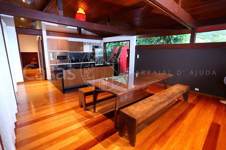 Casa Carlo - Charmosa com piscina a 100 metros da praia
