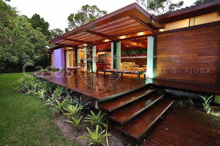 Casa Carlo - Charmosa com piscina a 100 metros da praia