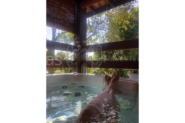 Casa Sol - Conforto com Jacuzzi e vista para o Vale
