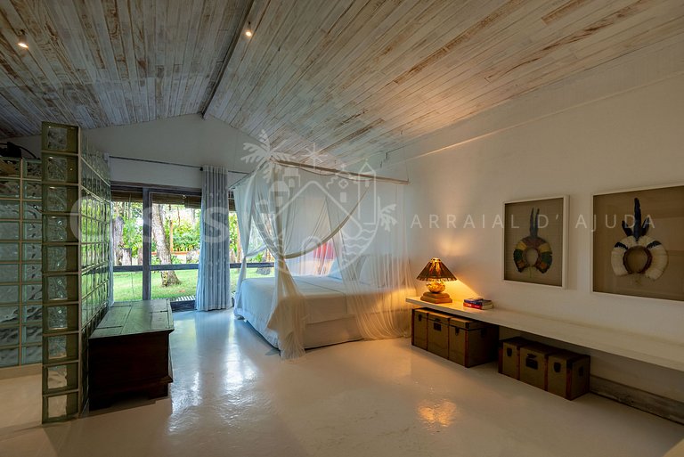 Villa Espelho das Águas - Pé na areia na Praia do Espelho