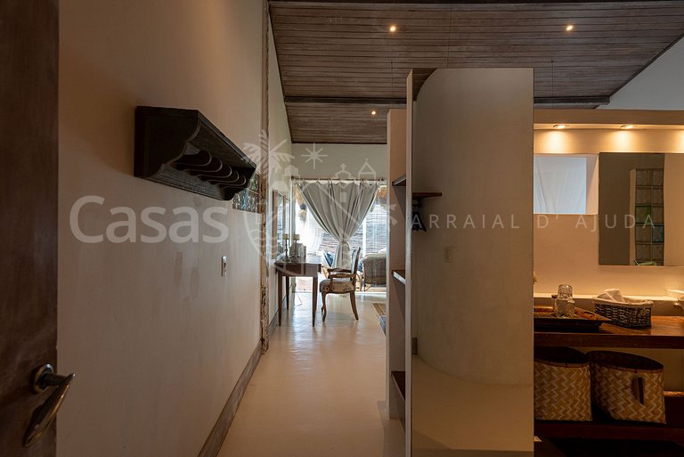 Villa Espelho das Águas - Pé na areia na Praia do Espelho