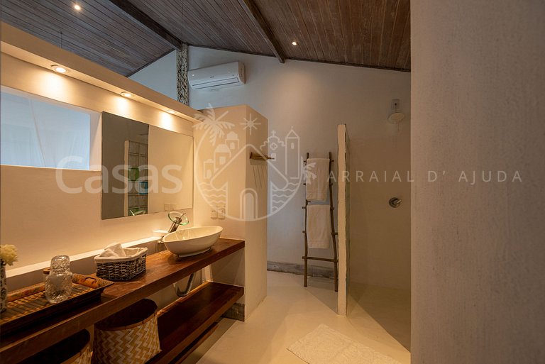 Villa Espelho das Águas - Pé na areia na Praia do Espelho
