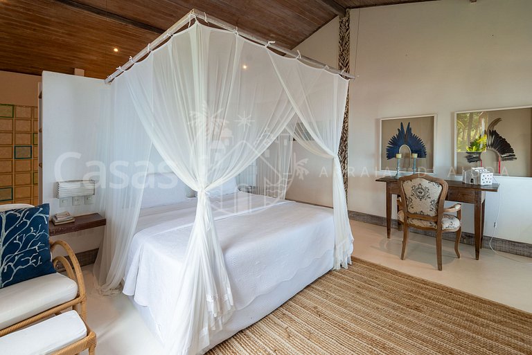 Villa Espelho das Águas - Pé na areia na Praia do Espelho