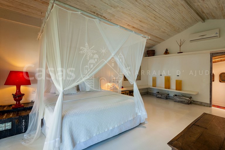 Villa Espelho das Águas - Pé na areia na Praia do Espelho