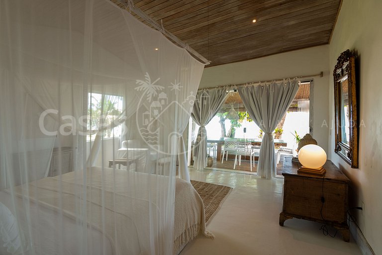 Villa Espelho das Águas - Pé na areia na Praia do Espelho