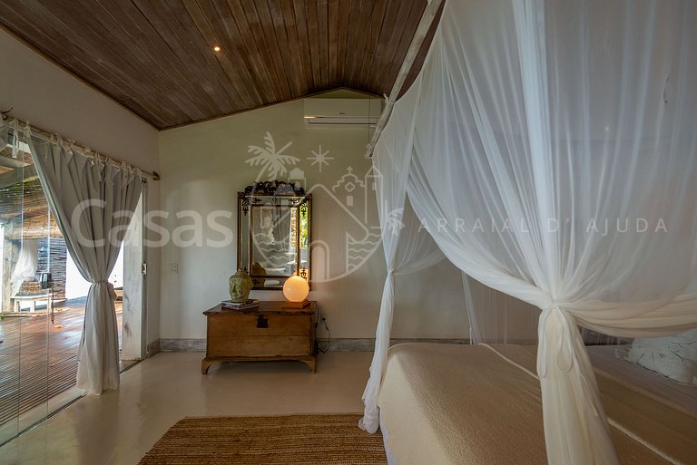 Villa Espelho das Águas - Pé na areia na Praia do Espelho