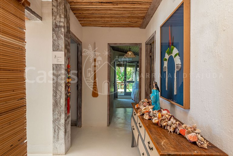 Villa Espelho das Águas - Pé na areia na Praia do Espelho