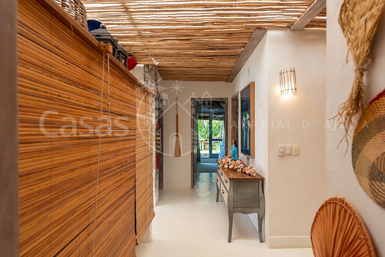 Villa Espelho das Águas - Pé na areia na Praia do Espelho