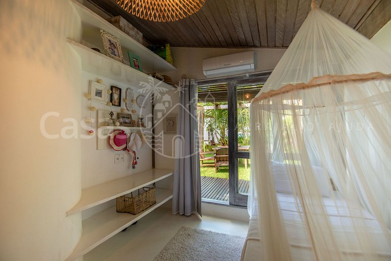 Villa Espelho das Águas - Pé na areia na Praia do Espelho