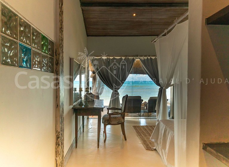 Villa Espelho das Águas - Pé na areia na Praia do Espelho