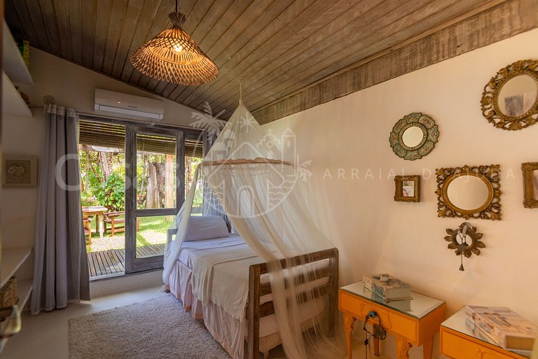 Villa Espelho das Águas - Pé na areia na Praia do Espelho