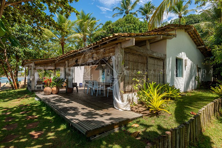 Villa Espelho das Águas - Pé na areia na Praia do Espelho