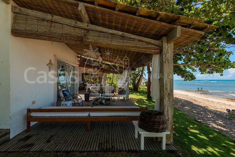 Villa Espelho das Águas - Pé na areia na Praia do Espelho