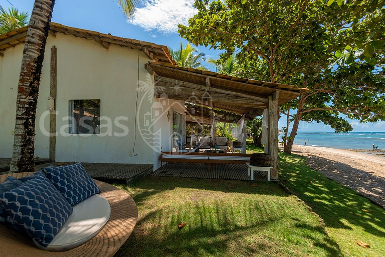 Villa Espelho das Águas - Pé na areia na Praia do Espelho