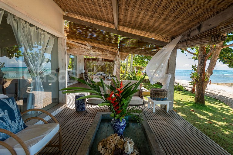 Villa Espelho das Águas - Pé na areia na Praia do Espelho