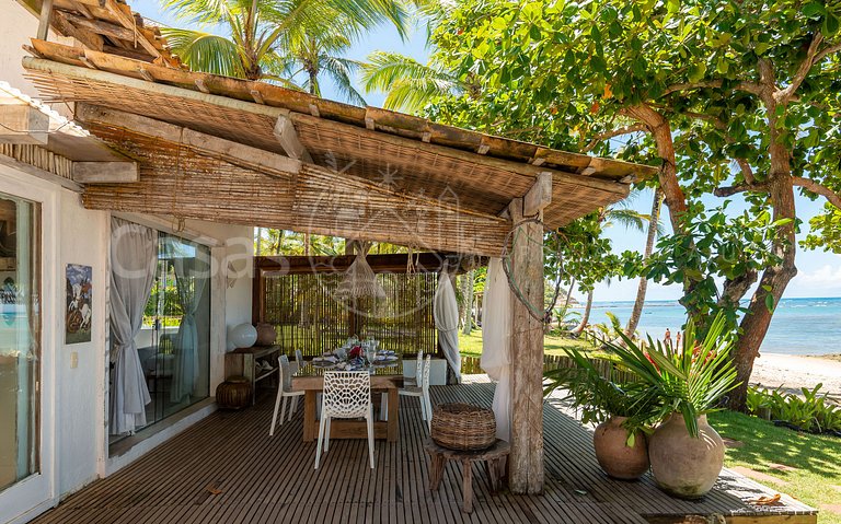 Villa Espelho das Águas - Pé na areia na Praia do Espelho
