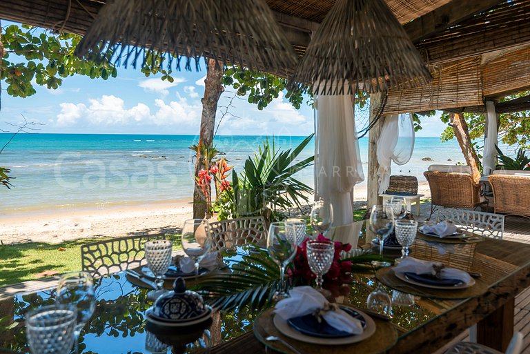 Villa Espelho das Águas - Pé na areia na Praia do Espelho