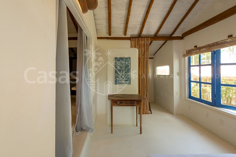 Casa Santorini - Praia do Espelho em frente ao mar
