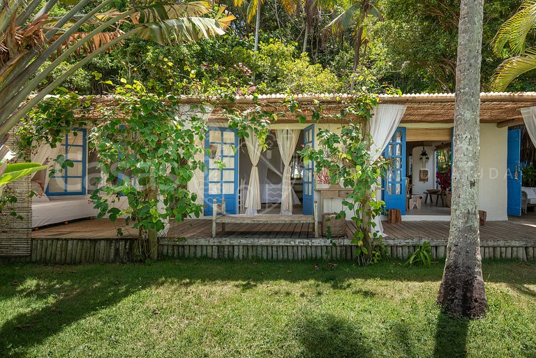 Casa Santorini - Praia do Espelho em frente ao mar