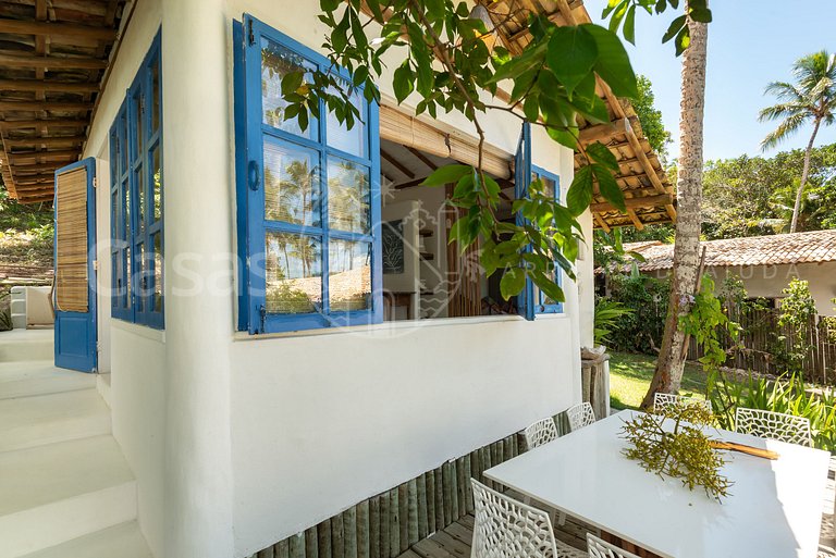 Casa Santorini - Praia do Espelho em frente ao mar