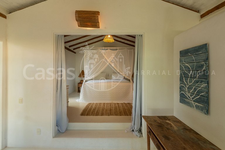 Casa Santorini - Praia do Espelho em frente ao mar