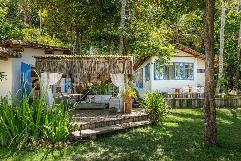 Casa Santorini - Praia do Espelho em frente ao mar