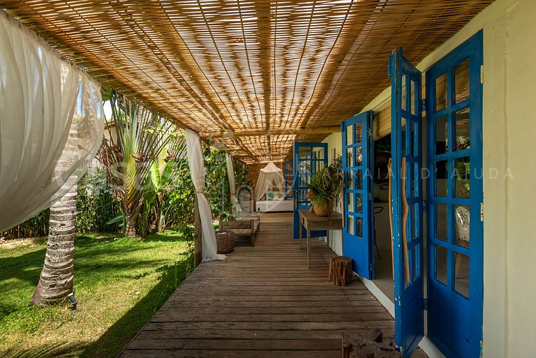 Casa Santorini - Praia do Espelho em frente ao mar
