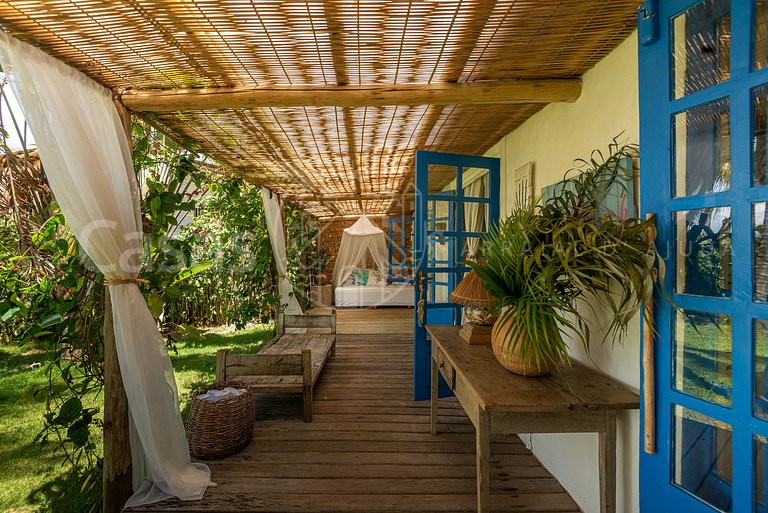 Casa Santorini - Praia do Espelho em frente ao mar