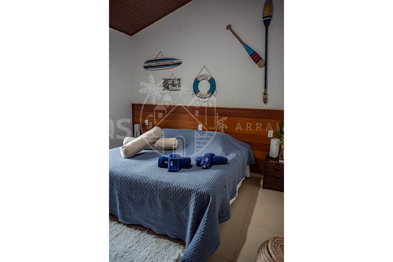 Casa Mar - Beira Mar com quadra de Beach Tennis