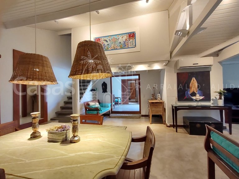 Casa Vagalume - Cuidadosamente decorada pertinho da praia