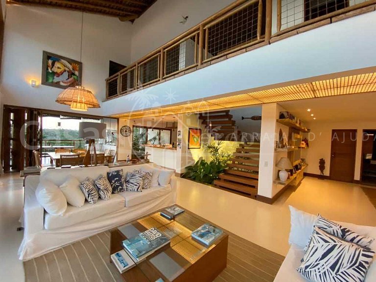 Casa Vitória - Maravilhosa casa com 5 suítes e vista mar em
