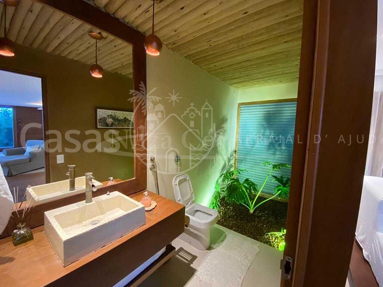 Casa Vitória - Maravilhosa casa com 5 suítes e vista mar em